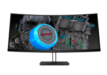 Monitor curbat HP Z38c